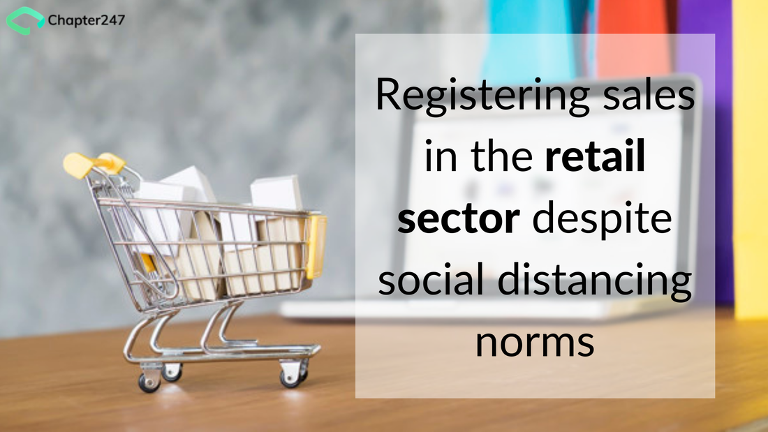Registering sales in the retail sector despite social distancing normsPicture